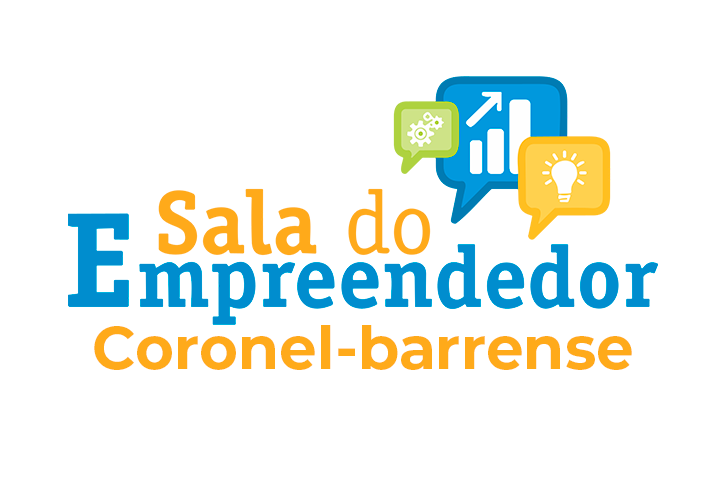 logo da sala do empreendedor com contorno branco sobre as letras